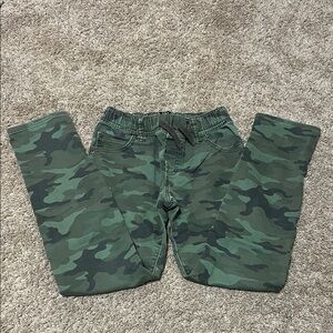 GAP Kids Green Camouflage Jeans